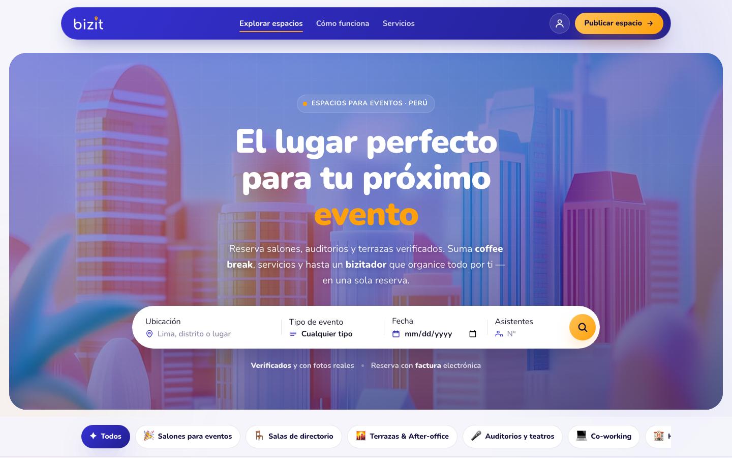 Plataforma web Bizit